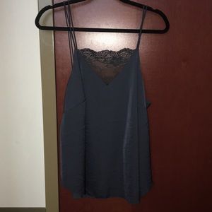 (NEVER WORN) H&M Silk Tank Top • Fits sizes XS - M